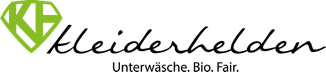 Logo Kleiderhelden - Unterwäsche. Bio. Fair.